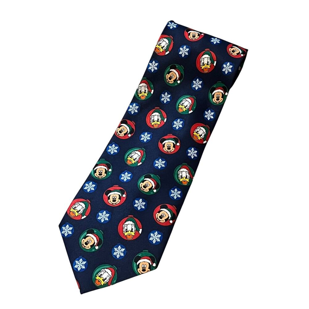Disney Christmas Ornament Mickey Donald Tie